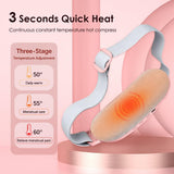 Electric Period Cramp Massager Vibrating Heating Belt - Portable & Rechargeable