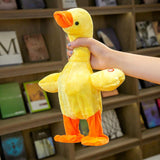 158 Songs Electric Yellow Duck Plush Toy Singing, Dancing & Walking Interactive Toy for Kids