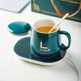 ELECTRIC CUP WARMER WITH SPOON