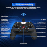 RC Fighter Plane (Easy Fly Toy with LED Lights & USB Charging)