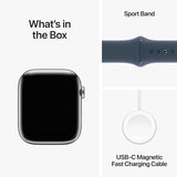 Apple Watch Series 9, GPS + Callular With Stainless Steel Master Version || ساعة أبل من السلسلة 9، مزودة بنظام تحديد المواقع العالمي (GPS)