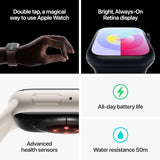 Apple Watch Series 9, GPS + Callular With Stainless Steel Master Version || ساعة أبل من السلسلة 9، مزودة بنظام تحديد المواقع العالمي (GPS)