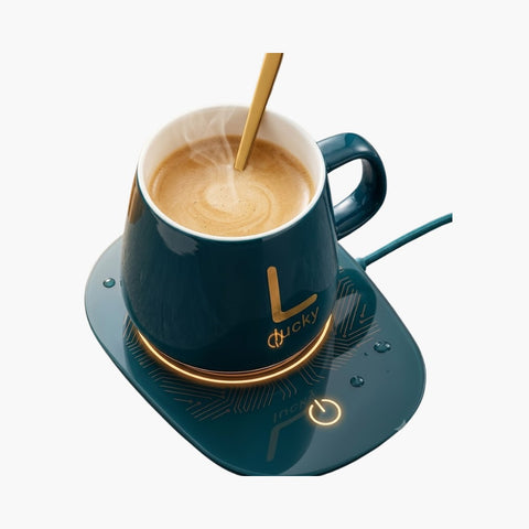 ELECTRIC CUP WARMER WITH SPOON