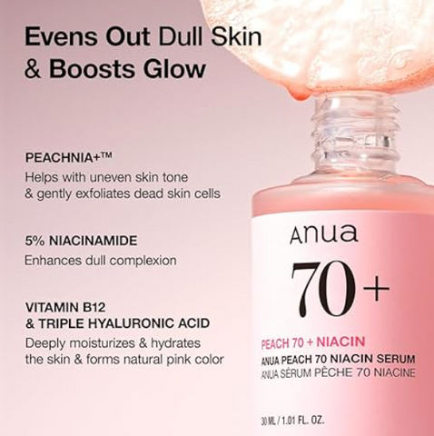 ANUA Peach 70 Niacinamide Serum
