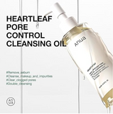 ANUA Heartleaf Pore Control Cleansing Oil, Oil Cleanser for Face, Makeup Blackhead Remover, Double Cleansing, Facial Cleanser,