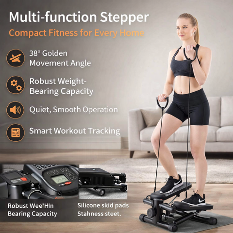 Multifunction Mini Pedal Steppers Exercise Machine | آلة تمرين بدواسة صغيرة متعددة الوظائف