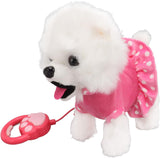 Stuffed Dog Walking Toy with Sound & Music for Kids