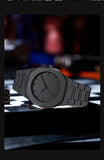 Black Aura Arabic Digital Plastic Strap Quartz Men's Watch