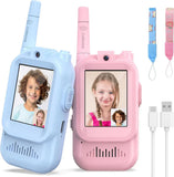 Kids Video Walkie Talkie With HD Camera(Pair) | جهاز اتصال لاسلكي للأطفال مزود بكاميرا عالية الدقة
