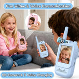 Kids Video Walkie Talkie With HD Camera(Pair) | جهاز اتصال لاسلكي للأطفال مزود بكاميرا عالية الدقة