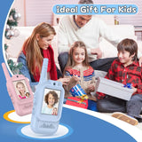 Kids Video Walkie Talkie With HD Camera(Pair) | جهاز اتصال لاسلكي للأطفال مزود بكاميرا عالية الدقة