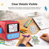 AI Instant Voice Function, Mini Portable Thermal Smart AI Printing
