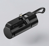 Power Bank Mini - 15W Fast Charging, Wireless, Waterproof, Ultra Slim, 2 in 1 Quick Charger