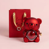 Rose Bear Gift Box - Luxury Valentine's Gift UAE