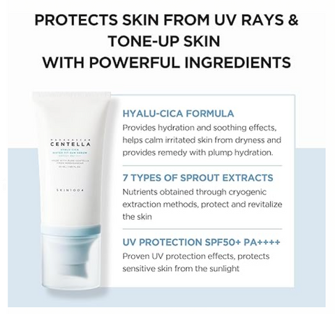 SKIN1004 Madagascar Centella Hyalu-Cica Water-Fit Sun Serum 50ml