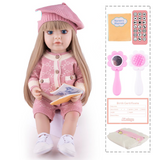 Kids Interactive Talking Silicon Doll In Arabic/English Language / دمية سيليكون تفاعلية ناطقة للأطفال باللغتين العربية والإنجليزية